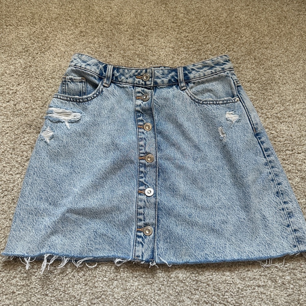 Zara Denim Mini Skirt